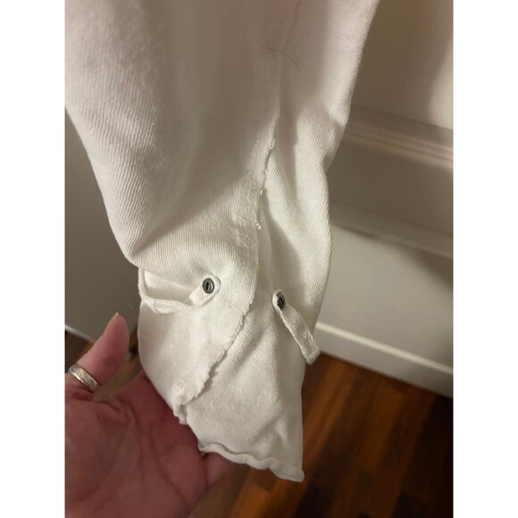 Free People Organic Cotton Lounge Top and Pants in Ivory, size XL - Picture 8 of 12